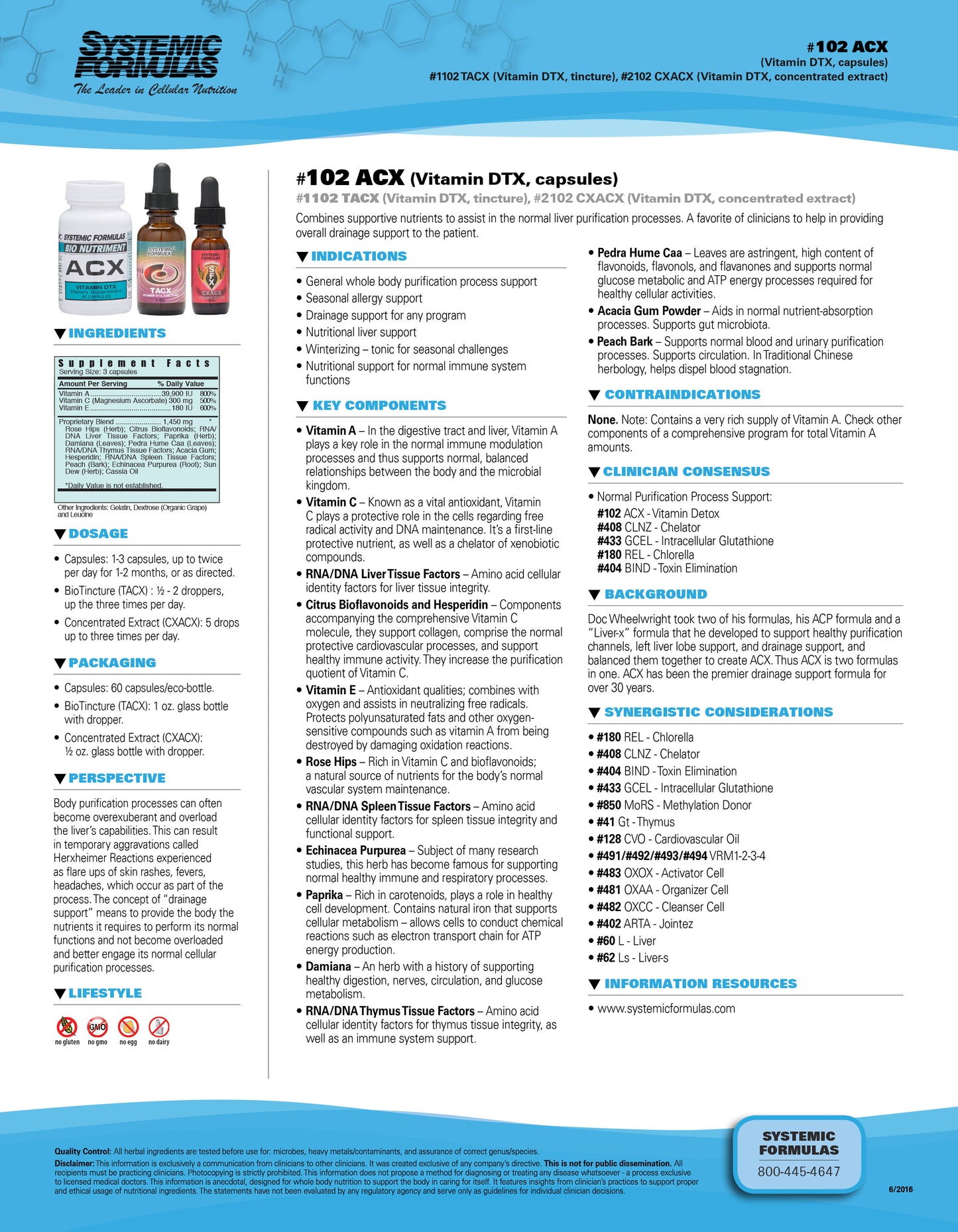 ACX Vitamin Detox