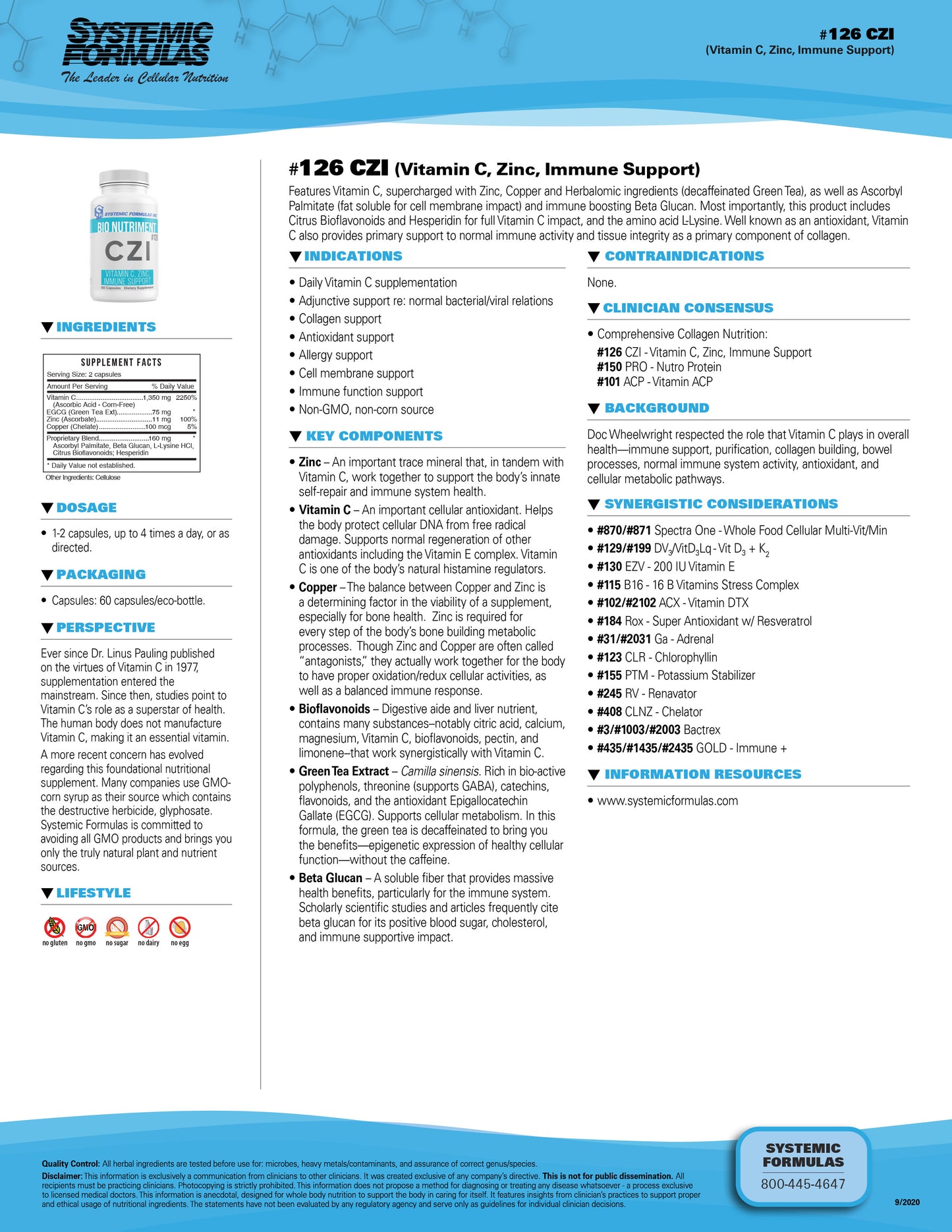 CZI Vitamin C, Zinc Immune Support