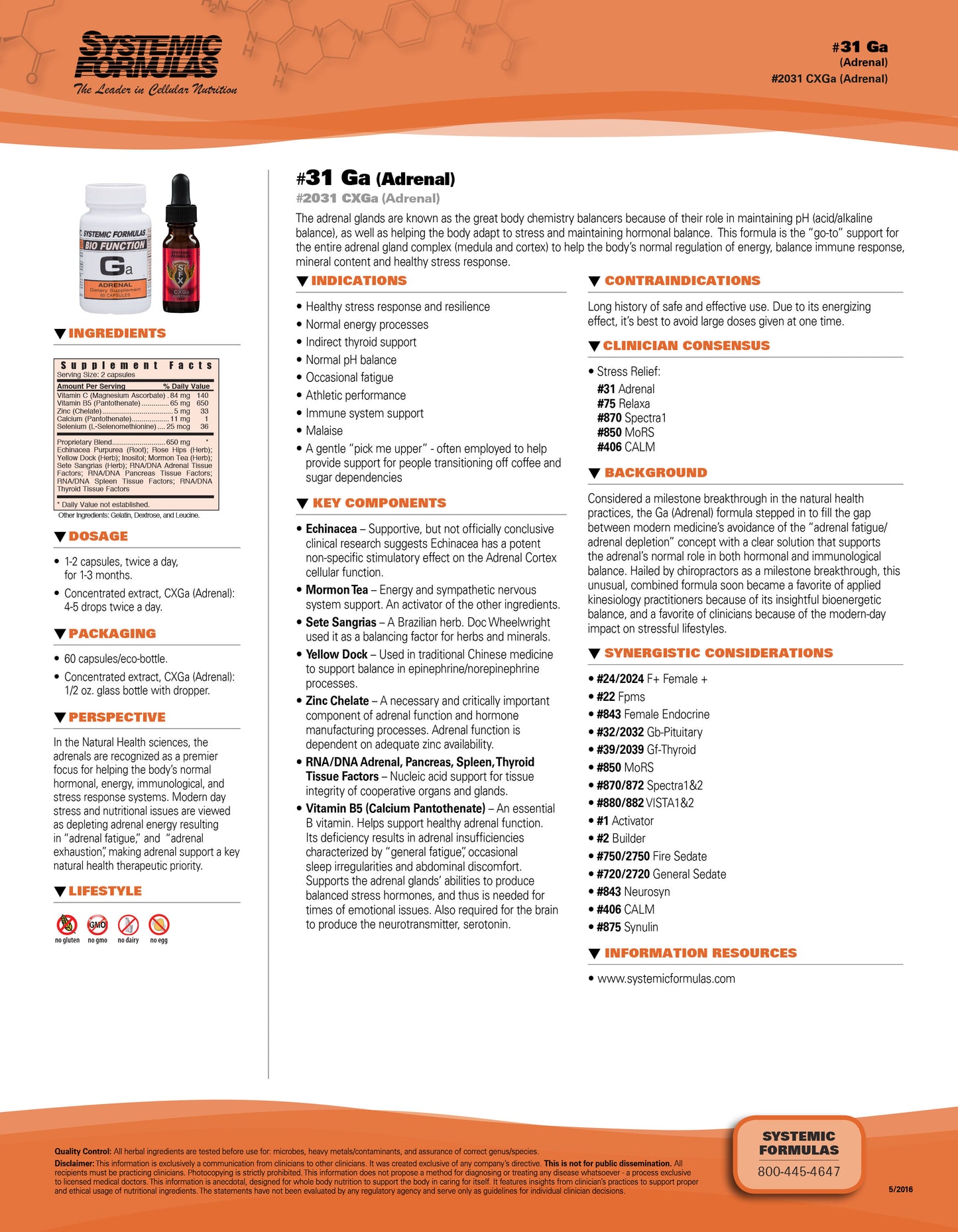 CXGa Adrenal Liquid