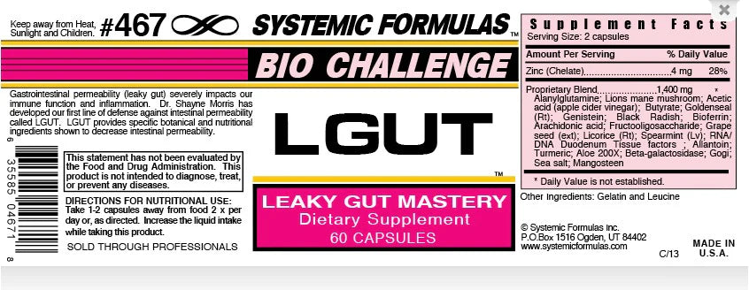 LGUT Leaky Gut Mastery