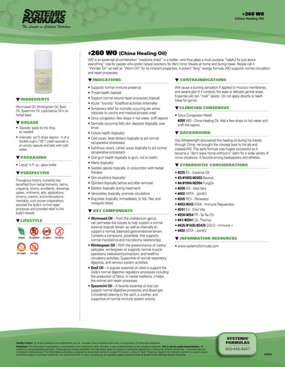WO China Healing Oil