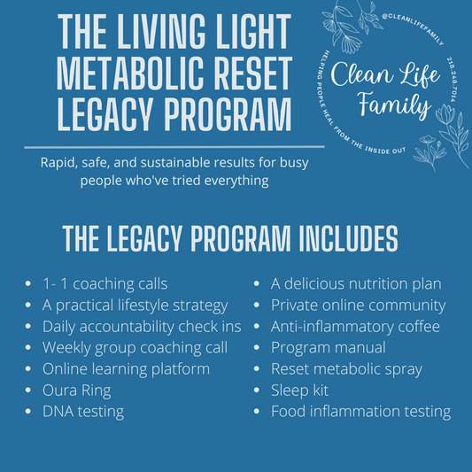 Living Light Metabolic Reset LEGACY Program and Kit