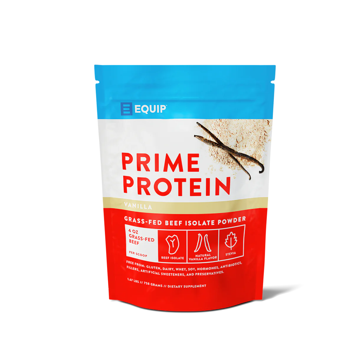 Equip Grass fed Prime Protein Powder
