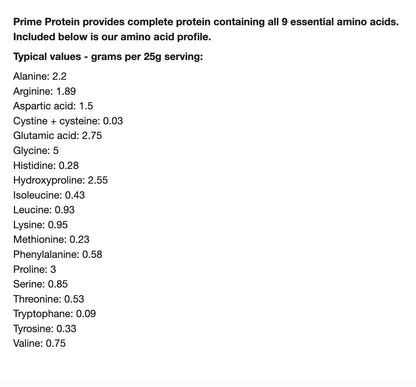 Equip Grass fed Prime Protein Powder